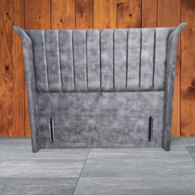 Winged Vertical Panel Headboard