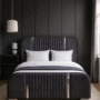 Luxury Mirror Sleigh Bed